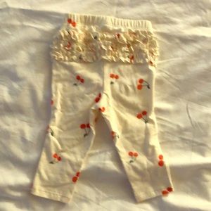 Baby girl cherry cloth pants